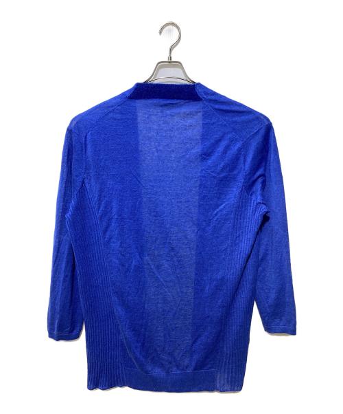 Acne studios（アクネ ストゥディオズ）Acne studios (アクネ ストゥディオズ) リネンニットカーディガン ブルー サイズ:XSの古着・服飾アイテム