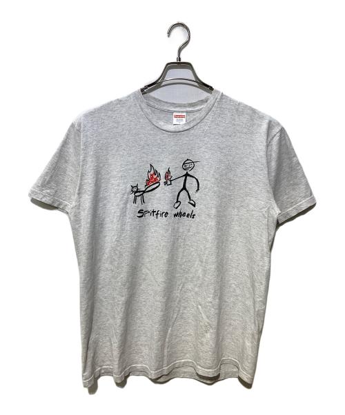 SUPREME（シュプリーム）SUPREME (シュプリーム) SPITFIRE WHEELS (スピットファイヤーウィル) Spitfire Cat Tee グレー サイズ:Lの古着・服飾アイテム