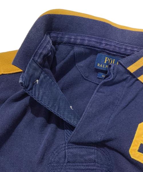POLO RALPH LAUREN（ポロ・ラルフローレン）POLO RALPH LAUREN (ポロ・ラルフローレン) CUSTOM FITポロシャツ ネイビー サイズ:Sの古着・服飾アイテム