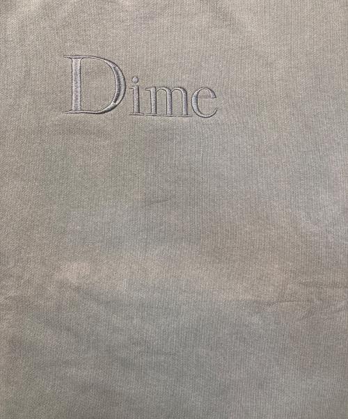 Dime（ダイム）Dime (ダイム) 刺繍ロゴスウェット グリーン サイズ:XLの古着・服飾アイテム