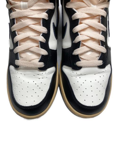 NIKE（ナイキ）NIKE (ナイキ) WMNS Dunk HI ホワイト×ブラック サイズ:25cmの古着・服飾アイテム