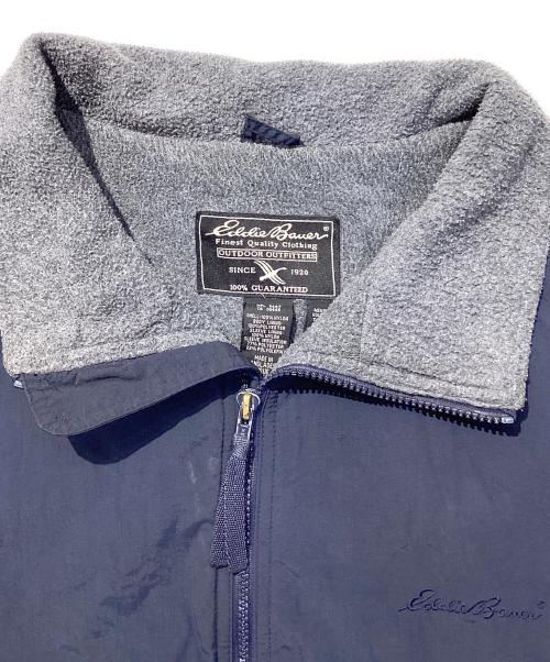 Eddie Bauer（エディーバウアー）Eddie Bauer (エディーバウアー) ナイロンジャケット ネイビー サイズ:XXLの古着・服飾アイテム
