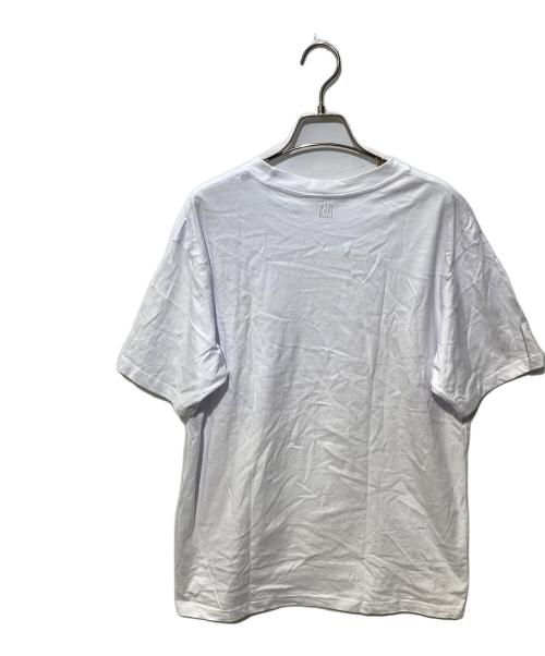 ami（アミ）ami (アミ) 刺繍ロゴTシャツ ホワイト サイズ:Lの古着・服飾アイテム