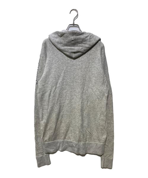 Hysteric Glamour（ヒステリックグラマー）Hysteric Glamour (ヒステリックグラマー) ジップパーカー グレー サイズ:Lの古着・服飾アイテム