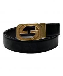 GUCCI（グッチ）の古着「レザーベルト」｜ブラウン