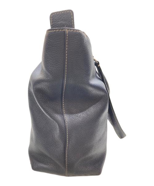 STEFANOMANO（ステファノマーノ）STEFANOMANO (ステファノマーノ) レザートートバッグ ネイビーの古着・服飾アイテム