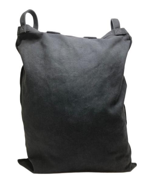 MM6 Maison Margiela（エムエムシックスメゾンマルジェラ）MM6 Maison Margiela (エムエムシックスメゾンマルジェラ) INSIDEOUT LOGO BERLIN BAG グレーの古着・服飾アイテム