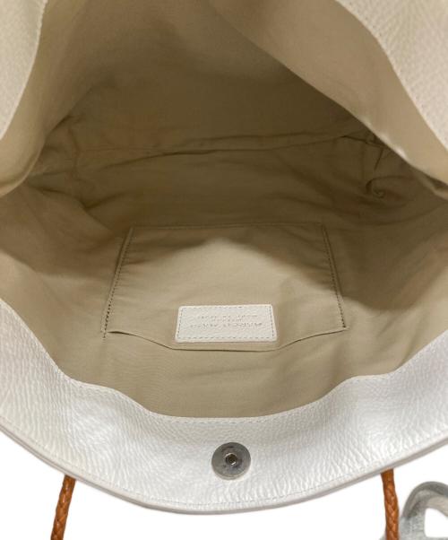 MARCO MASI（マルコマージ）MARCO MASI (マルコマージ) レザーハンドバッグ ホワイトの古着・服飾アイテム