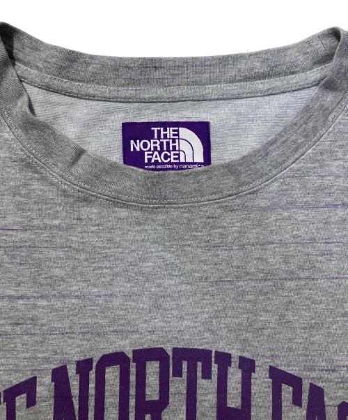THE NORTHFACE PURPLELABEL（ザ・ノースフェイス パープルレーベル）THE NORTHFACE PURPLELABEL (ザ・ノースフェイス パープルレーベル) H/S Graphic Tee グレー サイズ:Lの古着・服飾アイテム