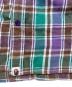 中古・古着 A BATHING APE (アベイシングエイプ) チェックネルシャツ グリーン サイズ:XL：4000円