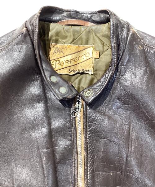 SCHOTT BROS.（ショットブロス）SCHOTT BROS. (ショットブロス) レザージャケット ブラウン サイズ:SIZE42の古着・服飾アイテム