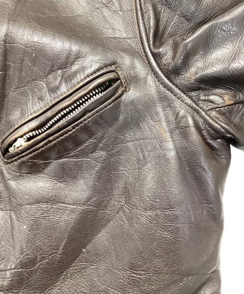 SCHOTT BROS.（ショットブロス）SCHOTT BROS. (ショットブロス) レザージャケット ブラウン サイズ:SIZE42の古着・服飾アイテム