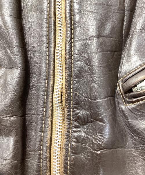 SCHOTT BROS.（ショットブロス）SCHOTT BROS. (ショットブロス) レザージャケット ブラウン サイズ:SIZE42の古着・服飾アイテム