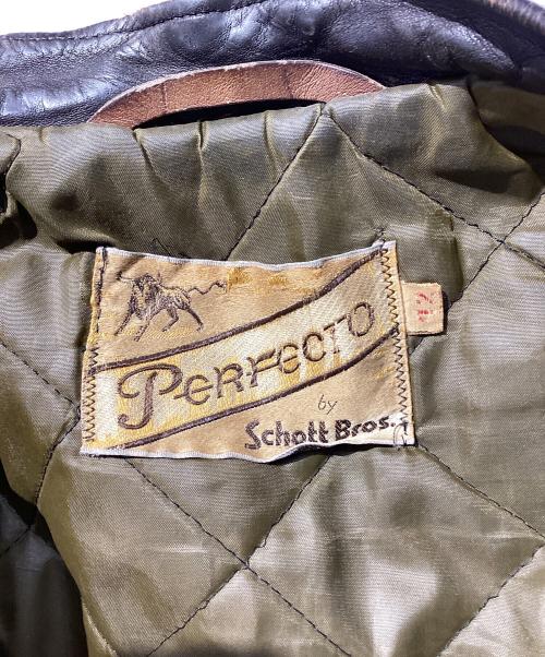 SCHOTT BROS.（ショットブロス）SCHOTT BROS. (ショットブロス) レザージャケット ブラウン サイズ:SIZE42の古着・服飾アイテム