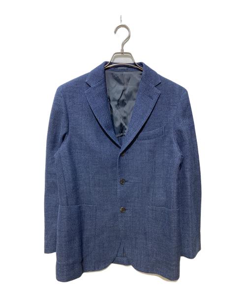 PAPAS PLUS（パパスプラス）PAPAS PLUS (パパスプラス) 3つ釦段返りジャケット ネイビー サイズ:Ⅿの古着・服飾アイテム