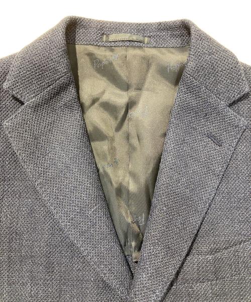PAPAS PLUS（パパスプラス）PAPAS PLUS (パパスプラス) 3つ釦段返りジャケット ネイビー サイズ:Ⅿの古着・服飾アイテム