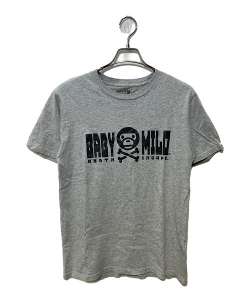 A BATHING APE（アベイシングエイプ）A BATHING APE (アベイシングエイプ) BABY MILO TEE グレー サイズ:Mの古着・服飾アイテム
