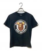 BAPE BY A BATHING APE×MEDICOM TOYベイプバイアベイシングエイプ×メディコムトイ）の古着「ABC CAMO BE@R BUSY WORKS TEE」｜ブラック