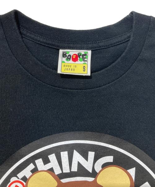 BAPE BY A BATHING APE（ベイプバイアベイシングエイプ）BAPE BY A BATHING APE (ベイプバイアベイシングエイプ) MEDICOM TOY (メディコムトイ) ABC CAMO BE@R BUSY WORKS TEE ブラック サイズ:Sの古着・服飾アイテム