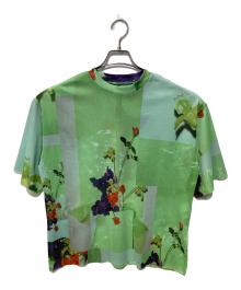 HeRIN.CYE（ヘリンドットサイ）の古着「FLOWER BLOOM Tee」｜グリーン