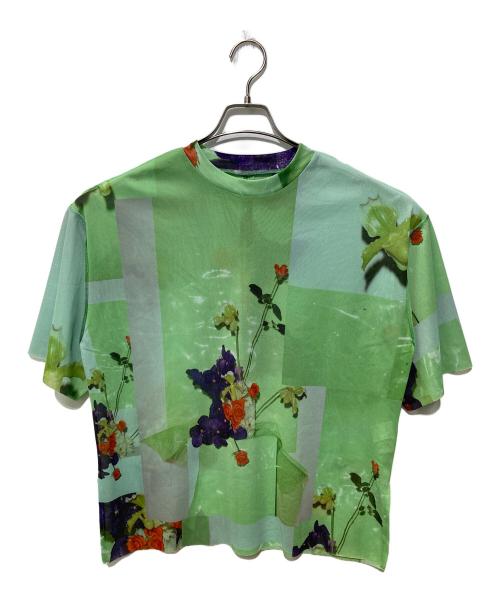 HeRIN.CYE（ヘリンドットサイ）HeRIN.CYE (ヘリンドットサイ) FLOWER BLOOM Tee グリーン サイズ:FREEの古着・服飾アイテム