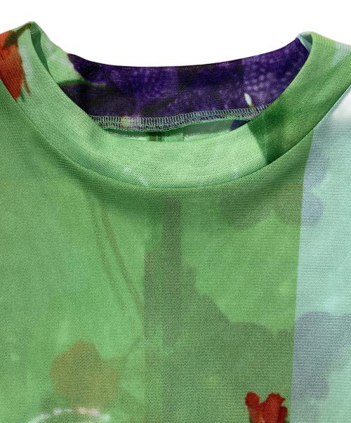 HeRIN.CYE（ヘリンドットサイ）HeRIN.CYE (ヘリンドットサイ) FLOWER BLOOM Tee グリーン サイズ:FREEの古着・服飾アイテム