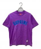 SUPREMEシュプリーム）の古着「Printed Arc Logo S/S Tee」｜パープル