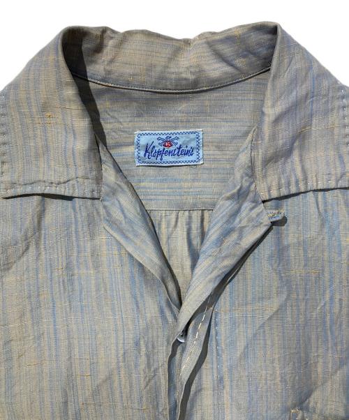 klopfenstein's（クロプフェスティンス）klopfenstein's (クロプフェスティンス) オープンカラーシャツ グレー サイズ:Sの古着・服飾アイテム