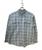 L.L.Beanエルエルビーン）の古着「チェックシャツ」｜ブルー