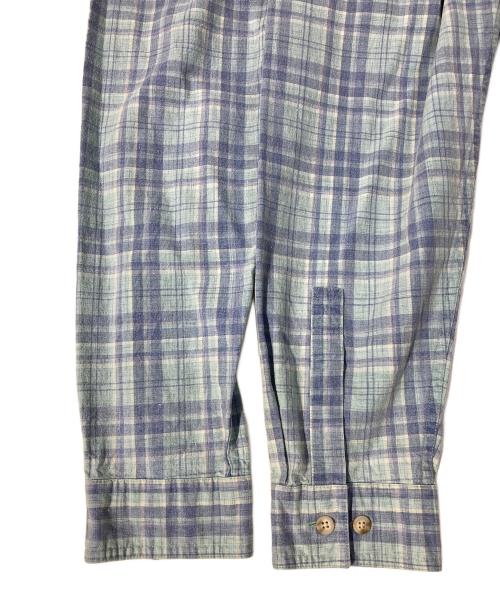 L.L.Bean（エルエルビーン）L.L.Bean (エルエルビーン) チェックシャツ ブルー サイズ:Lの古着・服飾アイテム