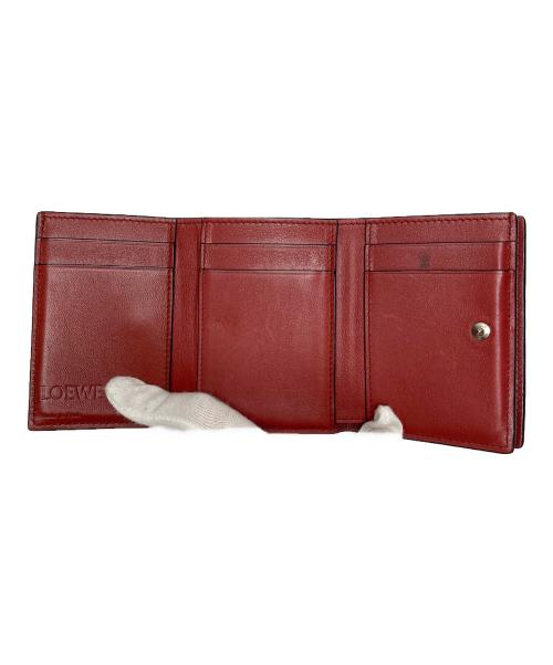 LOEWE（ロエベ）LOEWE (ロエベ) トライフォールド ウォレット ブラウンの古着・服飾アイテム