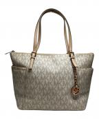 MICHAEL KORSマイケルコース）の古着「JET SET ITEM LG EW TZ TOTE」｜アイボリー