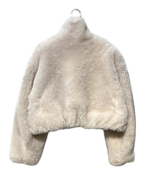 Snidel（スナイデル）Snidel (スナイデル) バリエボンバージャケット アイボリー サイズ:SIZE 0の古着・服飾アイテム