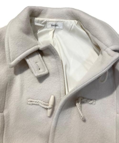 Snidel（スナイデル）Snidel (スナイデル) ウールシャギーショートダッフル アイボリー サイズ:SIZE0の古着・服飾アイテム