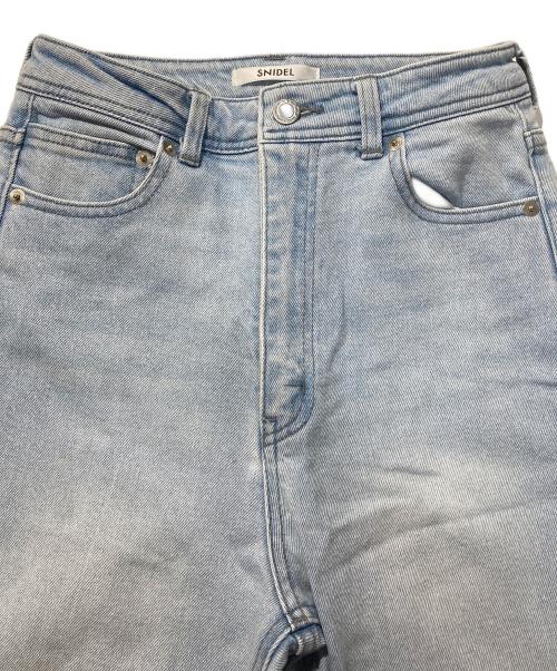 Snidel（スナイデル）Snidel (スナイデル) Sustainaブーツカットデニム インディゴの古着・服飾アイテム
