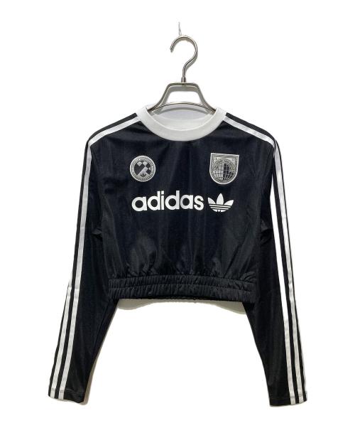 adidas（アディダス）adidas (アディダス) W SOCCER LS CROP ブラック サイズ:XSの古着・服飾アイテム