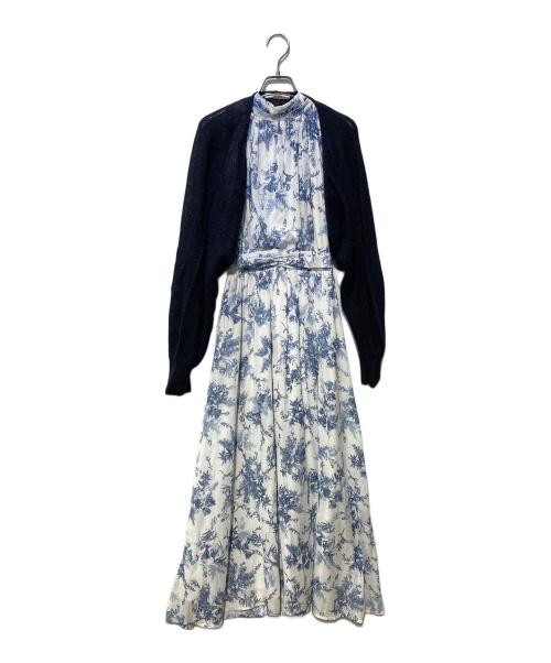 Snidel（スナイデル）Snidel (スナイデル) アメスリワンピ×ボレロカーデセット ネイビー サイズ:SIZE1の古着・服飾アイテム