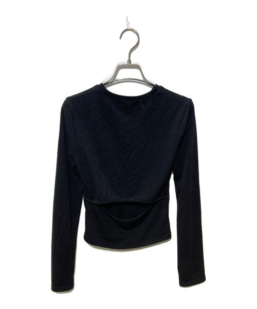 ANDMARY（アンドマリー）ANDMARY (アンドマリー) Mary logo tops ブラック サイズ:Fの古着・服飾アイテム