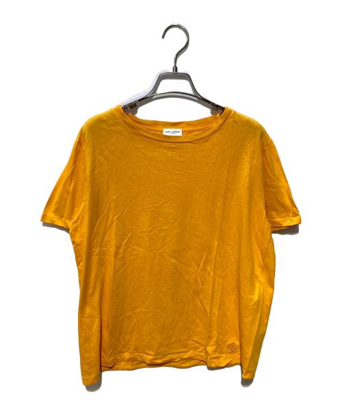Saint Laurent Paris（サンローランパリ）Saint Laurent Paris (サンローランパリ) Tシャツ イエロー サイズ:Mの古着・服飾アイテム