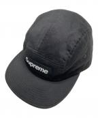 SUPREMEシュプリーム）の古着「Washed Chino Twill Camp Cap」｜ブラック