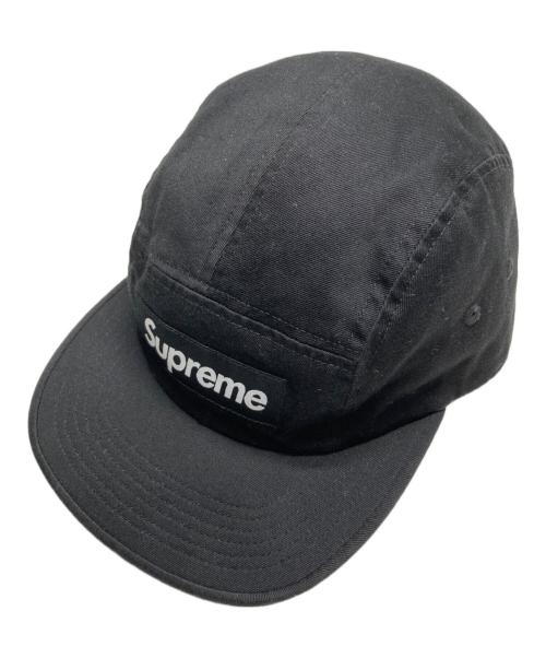 SUPREME（シュプリーム）SUPREME (シュプリーム) Washed Chino Twill Camp Cap ブラックの古着・服飾アイテム