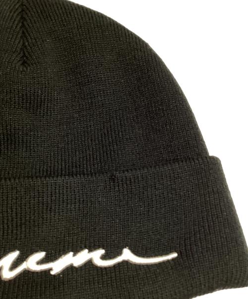 SUPREME（シュプリーム）Supreme (シュプリーム) Classic Script Beanie ブラックの古着・服飾アイテム