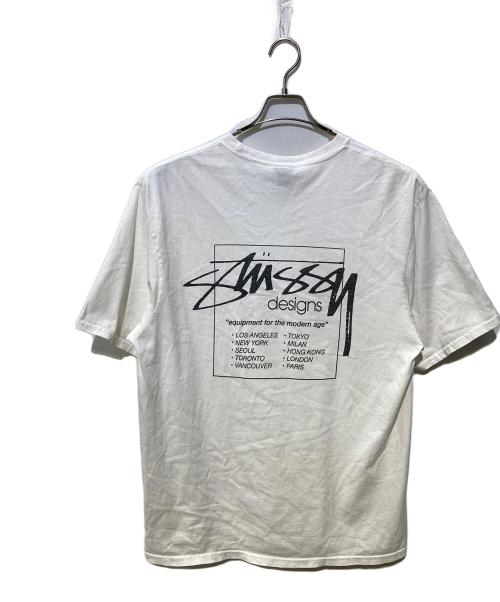 stussy（ステューシー）stussy (ステューシー) MODERN AGE TEE ホワイト サイズ:Lの古着・服飾アイテム