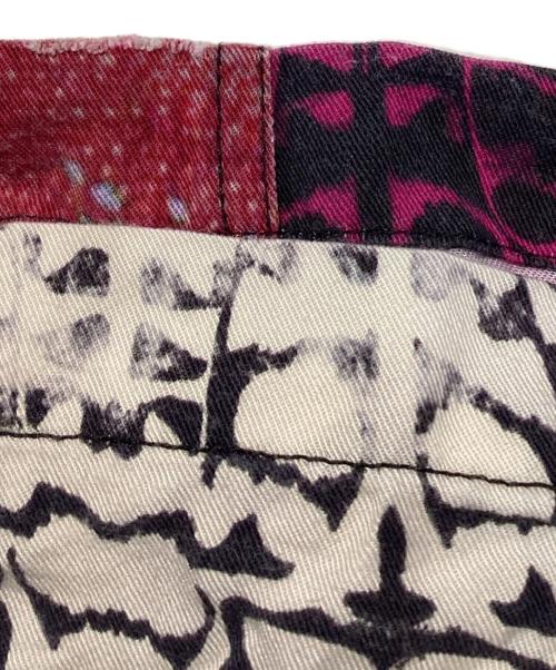 Desigual（デシグアル）Desigual (デシグアル) パッチ付きフルイドパンツ ピンク サイズ:Mの古着・服飾アイテム