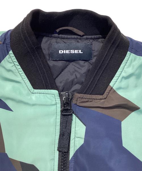 DIESEL（ディーゼル）DIESEL (ディーゼル) ボンバージャケット ブルー サイズ:Mの古着・服飾アイテム