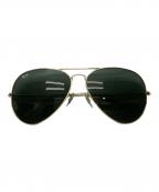 RAY-BANレイバン）の古着「サングラス AVIATOR LARGE METAL II」｜ゴールド×グリーン