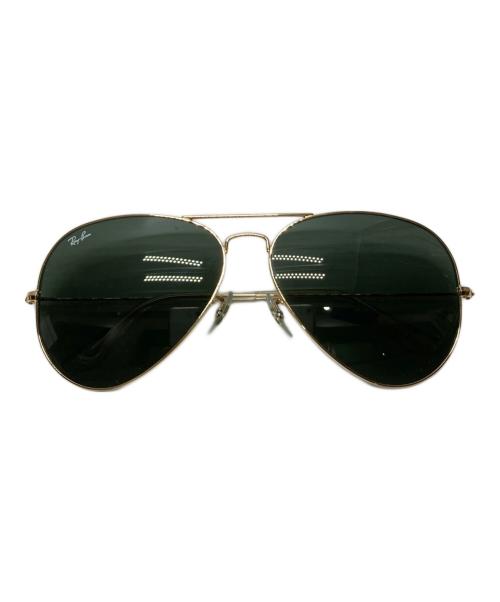 RAY-BAN（レイバン）RAY-BAN (レイバン) サングラス AVIATOR LARGE METAL II ゴールド×グリーン サイズ:62□14 140の古着・服飾アイテム