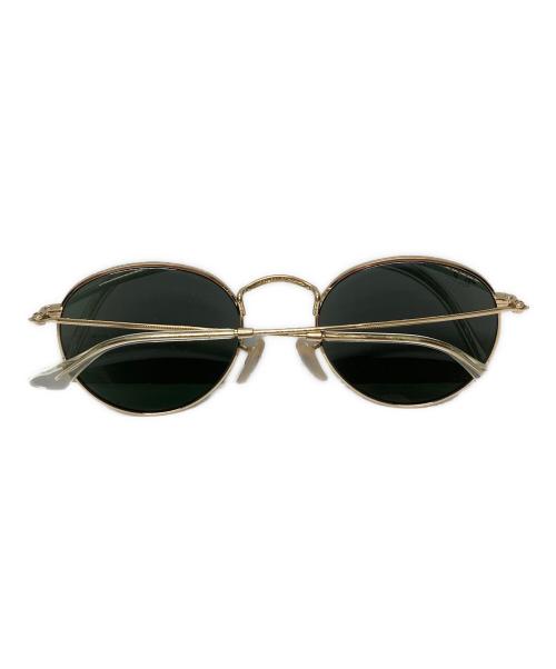 RAY-BAN（レイバン）RAY-BAN (レイバン) ラウンドサングラス ゴールド×グリーン サイズ:50□21 145の古着・服飾アイテム