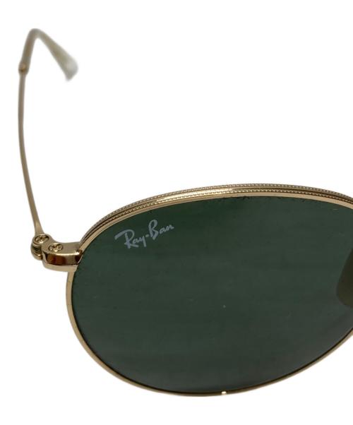 RAY-BAN（レイバン）RAY-BAN (レイバン) ラウンドサングラス ゴールド×グリーン サイズ:50□21 145の古着・服飾アイテム