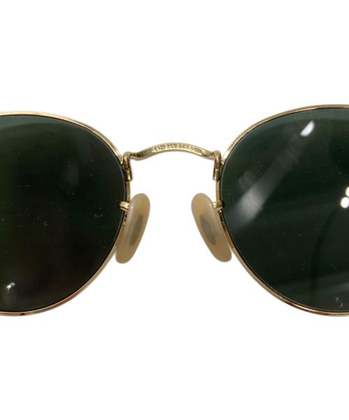 RAY-BAN（レイバン）RAY-BAN (レイバン) ラウンドサングラス ゴールド×グリーン サイズ:50□21 145の古着・服飾アイテム